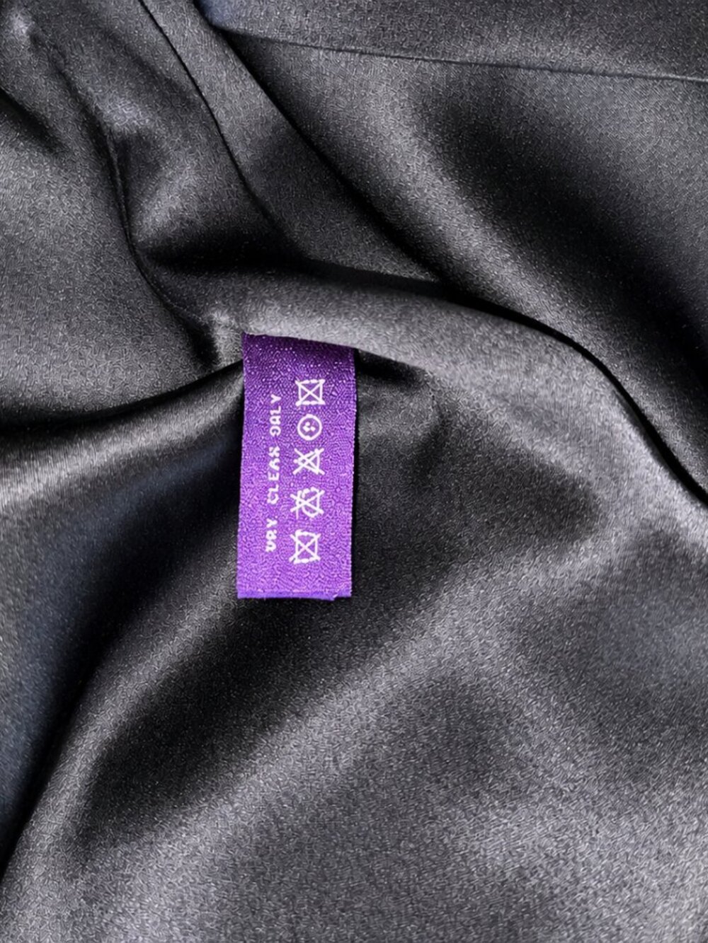 Ralph Lauren Collection Purple Label Black Satin Halter Dress - Picture 10 of 10